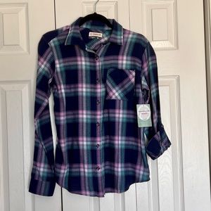 NWT! Magellan Outdoors Women's Plaid Long Sleeve Shirt - XS